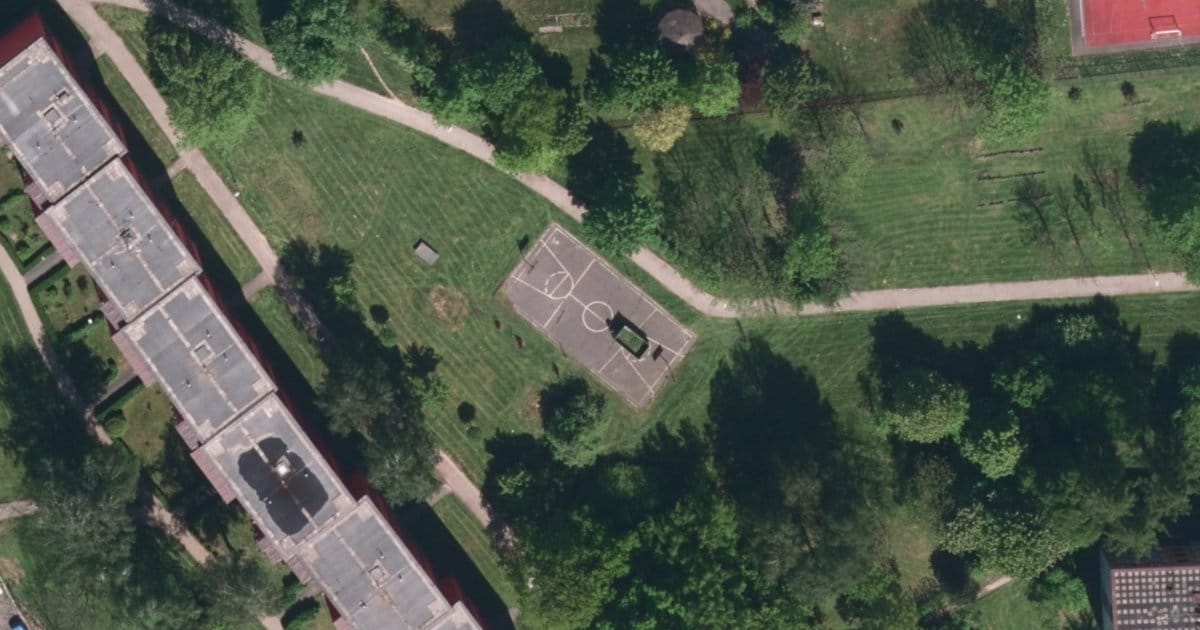 Satelitní mapa
