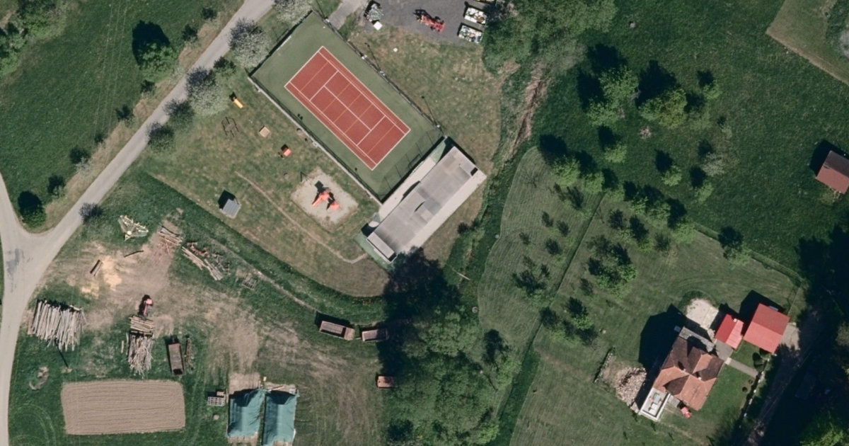 Letecký snímek – Skatepark Skatepark Šanov, Šanov