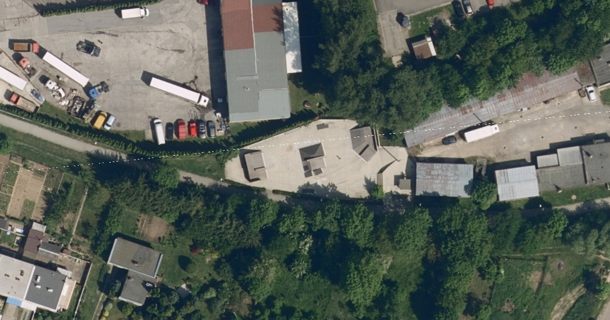 Letecký snímek – Skatepark Skatepark Kyjov, Kyjov