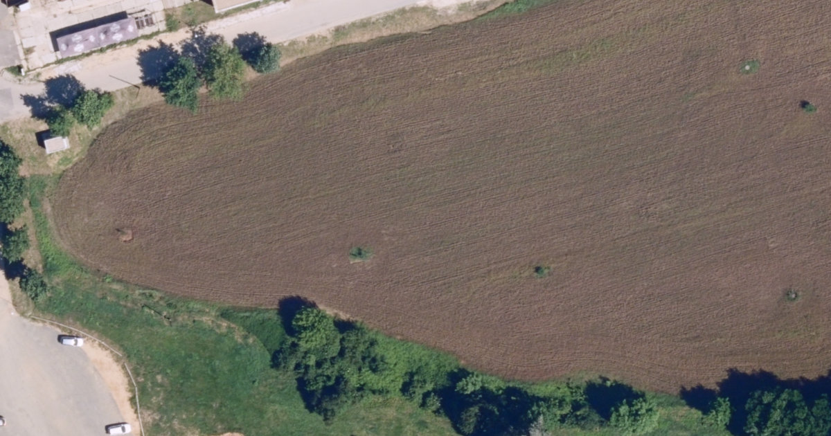 Letecký snímek – Pumptrack Pumptrack Ivančice, Ivančice