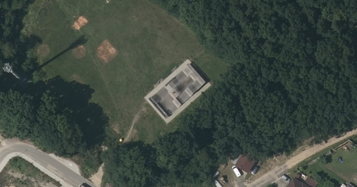 Letecký snímek – Skatepark Skatepark Zliv, Zliv